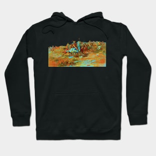 Charles Russel the custer fight 1903 Hoodie